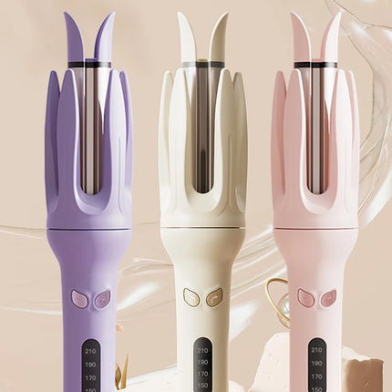 Automatic Hair Curler 28mm Negative Ions Electric Ceramic Curling Hair Stick Rotating Curl Waves Anti-Tangle Curling Iron Styler