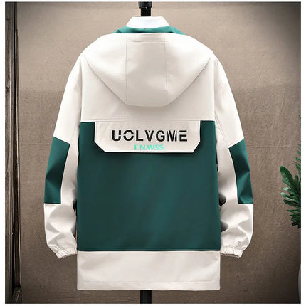 Autumn new style Fashion Trend Hooded Jacket spring Men's Casual Comfort Fleece High Quality Coat male full size M-4XL