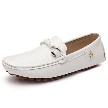 Scarpe casual da uomo nere classiche, comode scarpe basse in pelle PU da uomo, scarpe leggere senza lacci, scarpe da guida da uomo