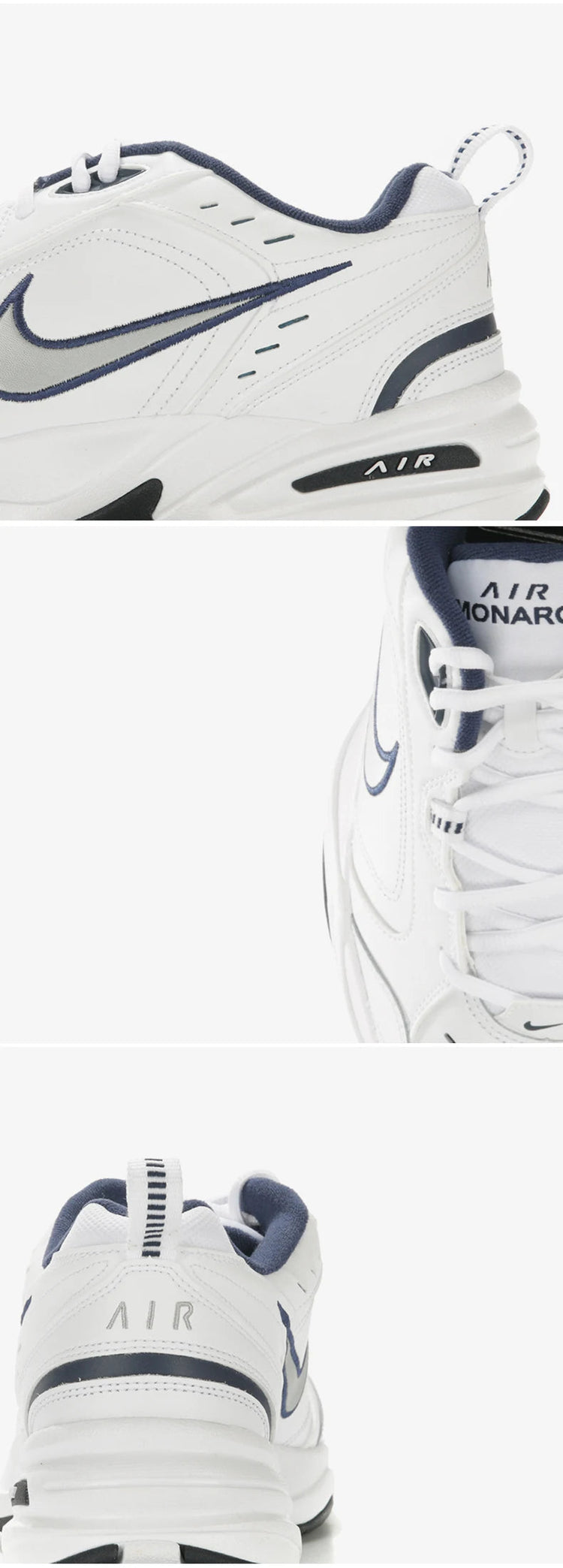 Nike official authentic AIR MONARCH IV men's and women's comfortable cushioned sports shoes 415445 PlatiNum