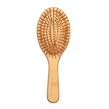 Bamboo Hairbrush Natural Wooden Anti-Static Brush Hair and Scalp Grooming Anti-Static Air Cushion Styling Tool Universal