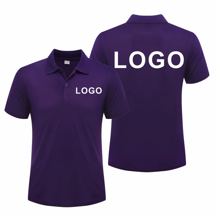 Polo casual estiva Polo personalizzata traspirante economica per società personale Polo da lavoro con ricamo con stampa logo personalizzato