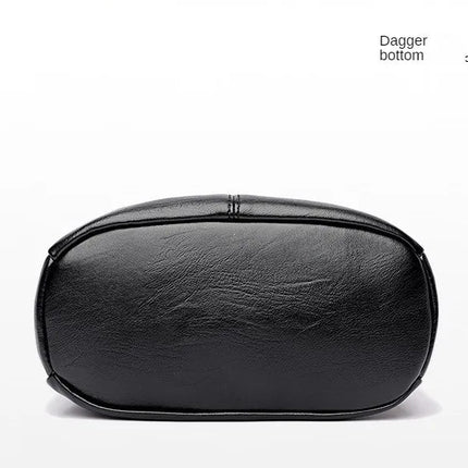 Women's Bags Retro Design Crossbody Bag Trend Quality PU Leather Bucket Shoulder Bags Small Handbags for Women PlatiNum