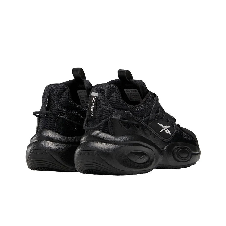 Reebok Solution Vintage Basketball Shoes Unisex Mid Top Extreme Night Black GY0933
