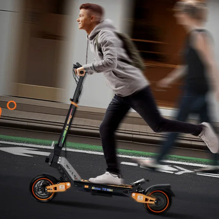Ruitoo T2 max vendita calda scooter elettrico 1200W motore 48V 15.6AH batteria velocità massima 52 km/h adulto 10 pollici pneumatico scooter esterno
