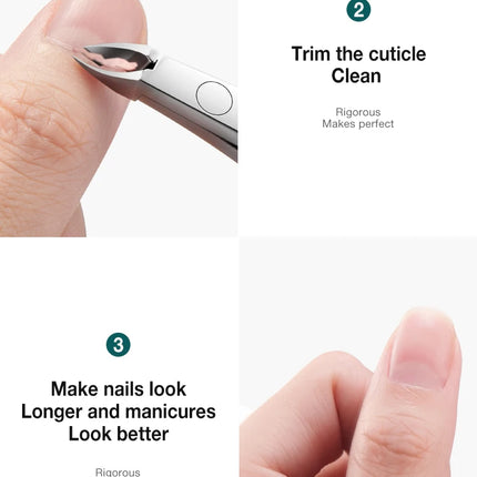 MR.GREEN Nail Cuticle Nipper Manicure Scissors Stainless Steel Dead Skin Remover Pusher Tool Trimmer