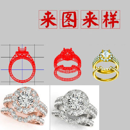 Moissanite Stud Earrings for Women Luxury Women Full Moissanite Stud Earrings Flower D Color Women's Moissanite Set Jewerly PlatiNum