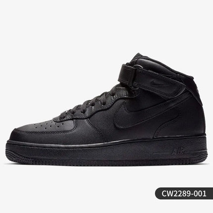 Nike Authentic Current Season Women's AF1 Air Force 1 Mid-Top Sports Casual Sneakers CW2289-001