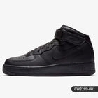 Nike Authentic Current Season Women's AF1 Air Force 1 Mid-Top Sports Casual Sneakers CW2289-001
