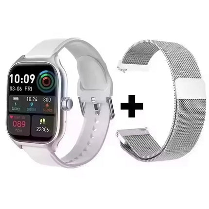 Smartwatch 2025 per Android e iOS, Schermo a Colori da 2,01 Pollici, Risposta alle Chiamate Bluetooth, Orologio Fitness Tracker per Donne e Uomini platinumshop
