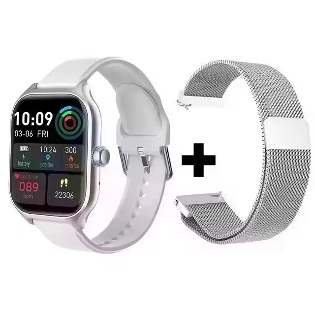 Smartwatch 2025 per Android e iOS, Schermo a Colori da 2,01 Pollici, Risposta alle Chiamate Bluetooth, Orologio Fitness Tracker per Donne e Uomini platinumshop