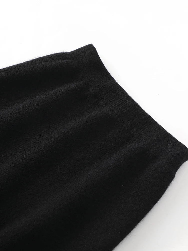 Women's Wool Leggings Slim Warm Autumn Winter High Waisted Elastic Tight Pants 100% Merino Wool Knitted Skin-friendly Leggings PlatiNum