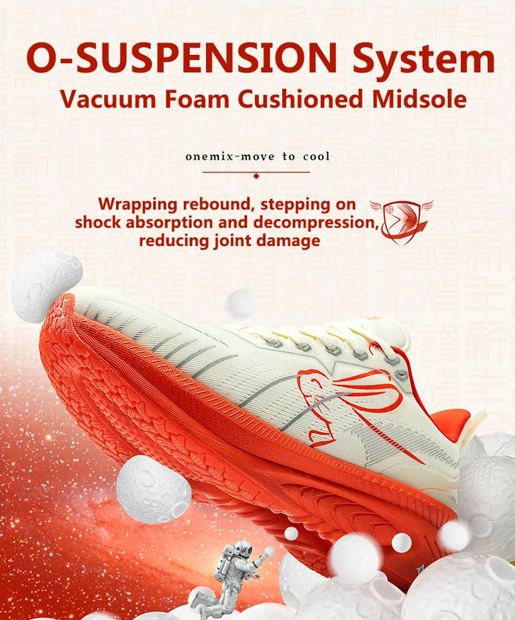 ONEMIX 2025 Nuove scarpe da ginnastica Buffer Scarpe da corsa Runner pesanti da uomo Scarpe sportive da esterno leggere e traspiranti antiscivolo PlatiNum