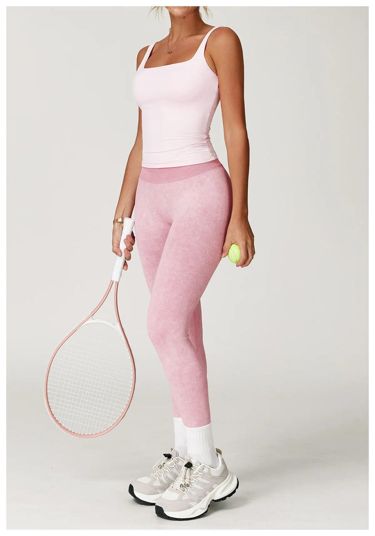 Yoga Pants Impact Leggings Women Seamless Sports Yoga Pant High Waist Ribbed Gym Clothes Fitness Workout Wear Scrunch Bum Tights PlatiNum