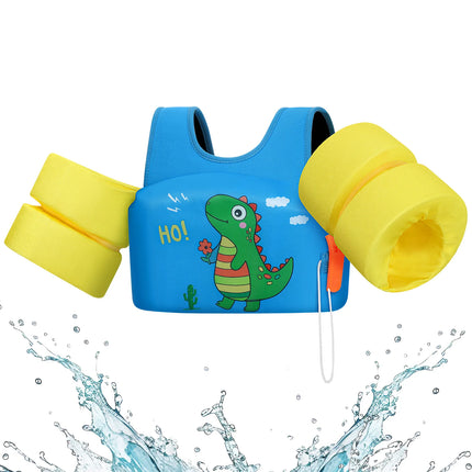 Children's Life Jacket Children's Swimming Arm Floating Whistle Life Vest Baby Swimsuit Safety Foam Pool Accessories for Kayak