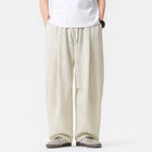 Men's Lightweight and Thin Breathable Solid Color Harajuku Style Wide Leg Casual Oversize Harem Fashion Male Streetwear Pants