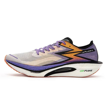 361 Degrees FLAME 3.0 Men Women Running Shoes Carbon Plate Racing Rebound Stable Breathable Wear-resistant Sneakers 672412207 PlatiNum