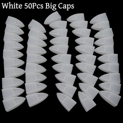 Transparent Plastic Cuticle Nipper Protective Cover Anti-Scratch Dustproof Storage Sleeve Nail Tool Tip Guard Cap