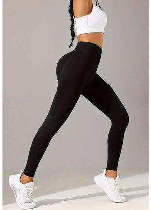 Leggings Sportivi Senza Cuciture per Donna, Modellanti e a Vita Alta, Push-Up per Yoga e Palestra