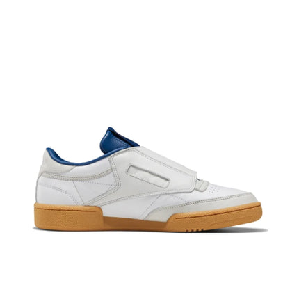Reebok Club C Skateboard Shoes Unisex Low Top White Blue FU7767