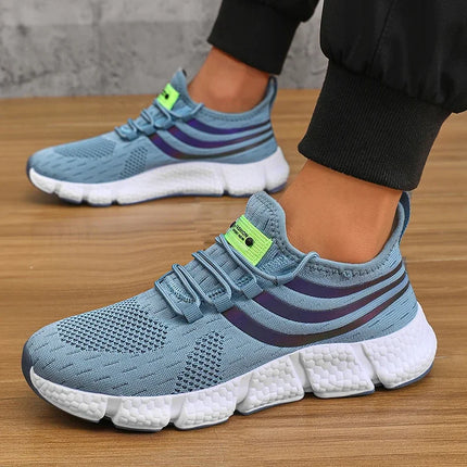 Scarpe sportive Casual da uomo Sneakers leggere e traspiranti appartamenti antiscivolo Outdoor Running Walking Tenis scarpe da Jogging atletiche