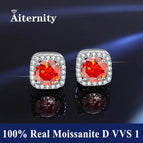 FB Silver - Orange / 1ct(6.5mm)x 2pcs-box