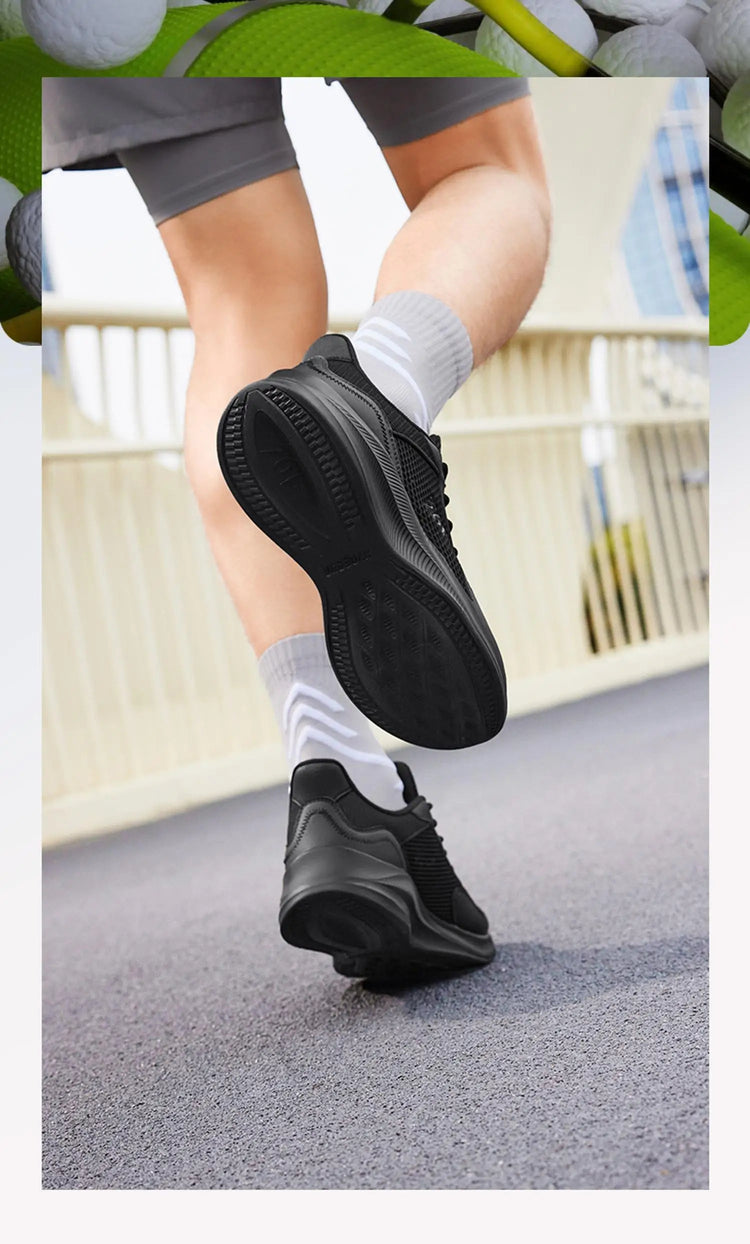 361 Degrees Men Running Shoes Wear-resistant Comfortable Soft Supportive Jogging Lightweight Breathable Male Sneakers 672422252 PlatiNum