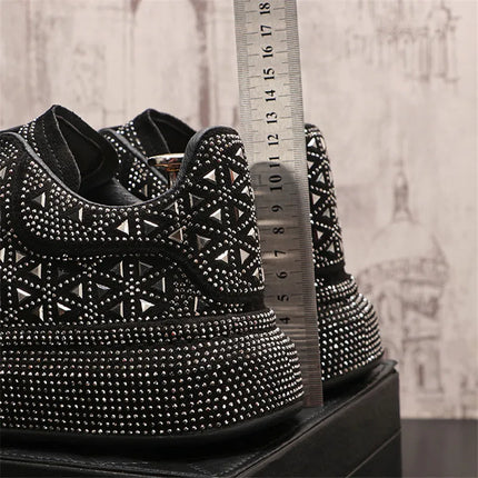 Luxury Royal Style Mens Wedding Dress Shoes Spring Handmade Embroidery Pattern Exotic Designer Loafers Fashion Casual sneaker