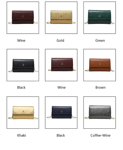 Borsa a tracolla da donna alla moda CH con design con stampa di lettere Borsa a catena da donna versatile essenziale per il Festival 2025