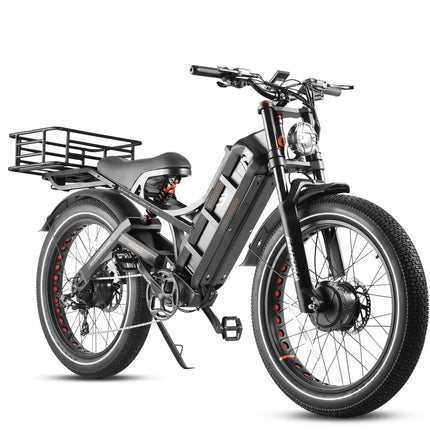 【Romeo pro2 spot】Bicicletta elettrica da città Romeo pro2 3000W con doppio motore, batteria integrata 52V 70Ah, pneumatici grandi, ruote da 26x4.0
