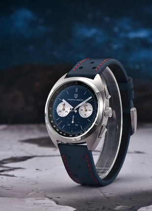 Orologio da Uomo PAGANI DESIGN con Quadrante Giallo, Cronografo al Quarzo, Movimento Giapponese VK63, Vetro Zaffiro, Impermeabile, Novità 2026