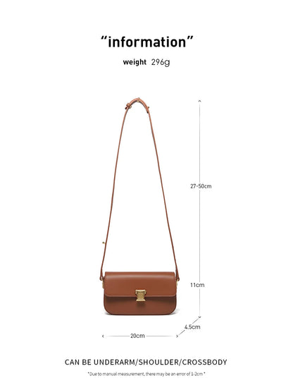 LA FESTIN Original Brand New Shoulder Crossbody Bag Handbag Women Leather Bag Small Square Bag Ladies Designer Fashion Bags