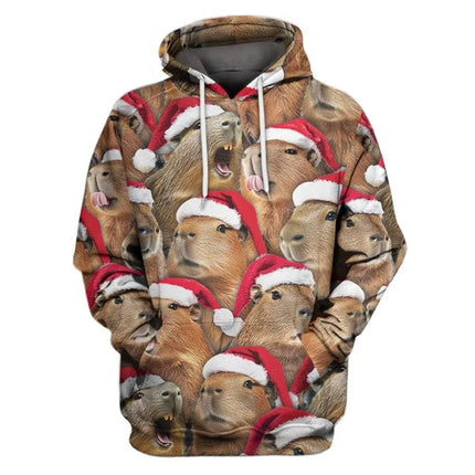3D Print Funny Animal Cat Alpaca Graphic Hoodies For Men Women Casual Oversized Pullovers Sport Tracksuit Mens Sweatshirt Tops