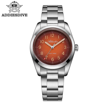 ADDIESDIVE 2026 New 36mm Men's Luxury Quartz Watch Sapphire Crystal 100m Water Resistance Super Luminous Stainless Steel Watch