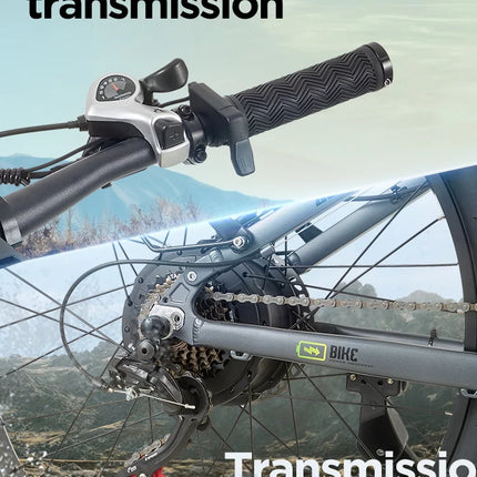 BURCHDA RX80 Bicicletta Elettrica per Adulti, Motore 1000W, Batteria 48V20AH960WH, E-bike con Pneumatici Fat da 26 Pollici per Tutti i Terreni, 45KM/H, E-Mountain Bike