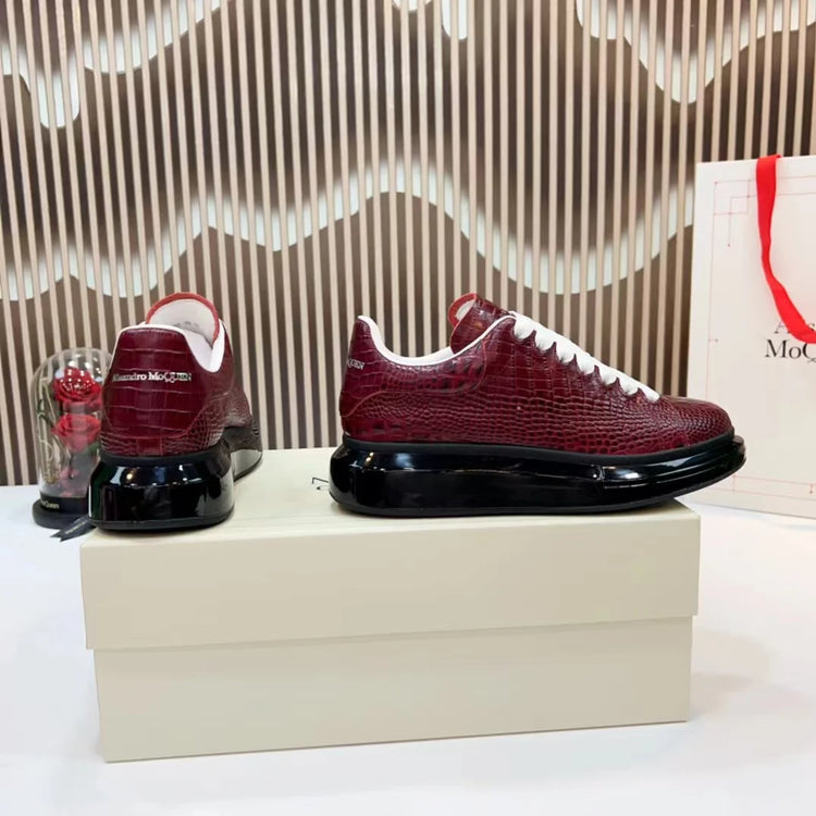 Handcrafted Leather Casual Sneakers Man Platform Trainers Unisex Originality Flat Loafers Men's Footwear