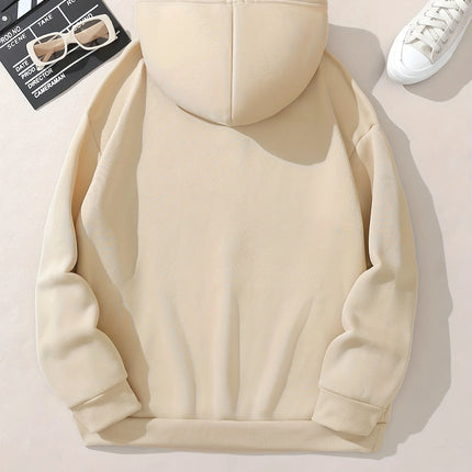 Three cat paw pattern printed hoodie, drawstring casual hooded sweatshirt, suitable for winter and autumn, women's clothing