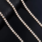 4mm Wide Gold / 41cm 16inch