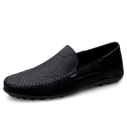 Scarpe da uomo Casual in pelle scavano mocassini da uomo traspiranti Slip on scarpe da guida mocassini da uomo italiani di lusso Plus Size 38-47