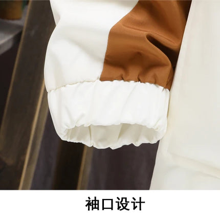 Fashion Men's Hooded Jackets 2026 Spring Autumn Youth High Streetwear Loose Casual Coat Outdoor Zipper Windbreaker Tops Clothing