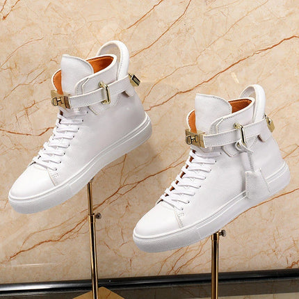 Women’s Genuine Cow Leather Flat Ankle Boots Stone Pattern Black High with Lace Sneakers Designer With Lock Luxury Brands Shoes