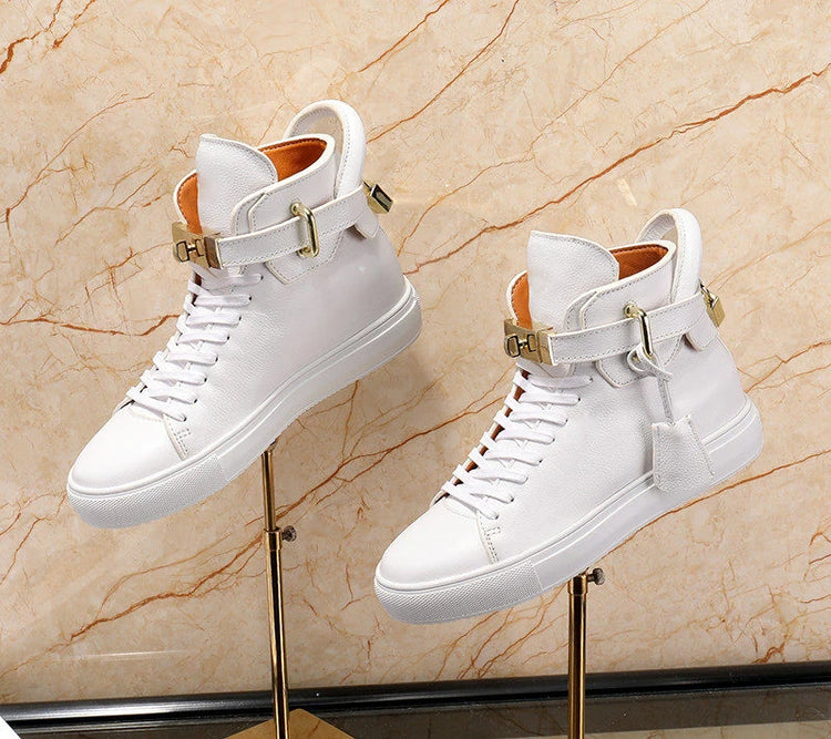 Women’s Genuine Cow Leather Flat Ankle Boots Stone Pattern Black High with Lace Sneakers Designer With Lock Luxury Brands Shoes