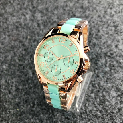 Nuovi orologi da polso da donna in acciaio inossidabile, orologi al quarzo da donna, orologi eleganti da donna di marca di lusso, orologi da donna platinumshop