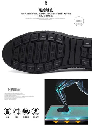 Mocassini da uomo in pelle PU antiscivolo appartamenti da passeggio traspiranti slip on da esterno scarpe casual per scarpe da ginnastica da guida per ufficio da lavoro maschile2