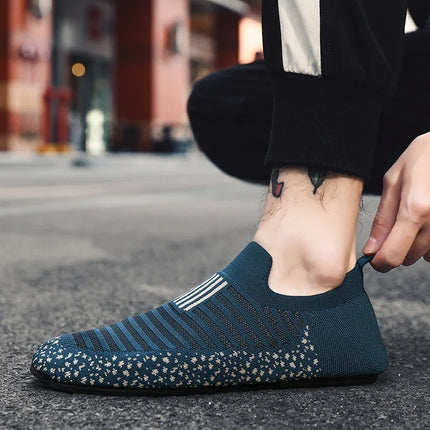 YRZL Mocassini in rete Mocassini da guida da uomo Appartamenti di alta qualità Scarpe da passeggio maschili Mocassini casual in mesh traspirante Scarpe estive da uomo