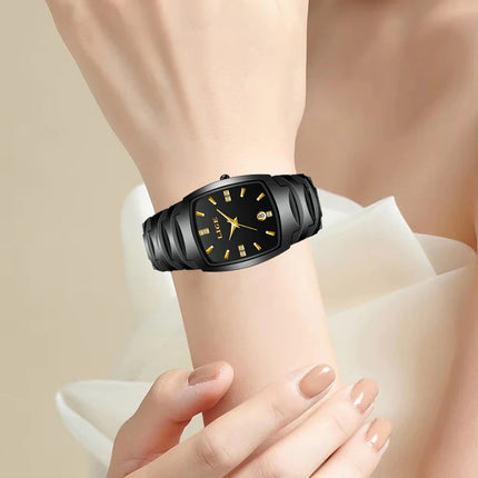 LIGE Orologio da Donna di Lusso alla Moda, Elegante e Semplice, in Acciaio Inossidabile, Casual, al Quarzo, con Calendario, Regalo Romantico per Signore, Novità platinumshop