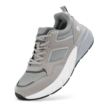 FitVille Le più nuove scarpe da corsa da uomo 4E Sneakers larghe con supporto per l'arco plantare per piedi piatti Sollievo dal dolore al tallone Fascite plantare