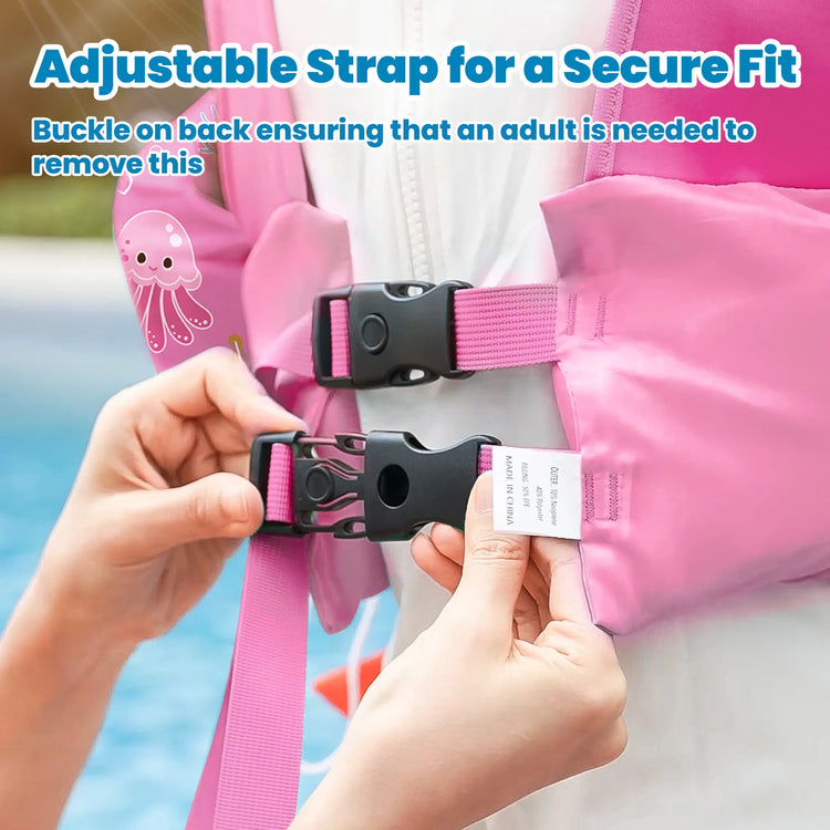 Giubbotto di salvataggio per bambini Braccio da nuoto per bambini Fischio galleggiante Giubbotto di salvataggio per bambini Costume da bagno Schiuma di sicurezza Accessori per piscina per kayak