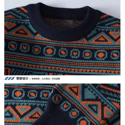 Men's fashion pullovers 2026 men winter korean style Sweaters mens warm sweater O-neck men sweaters autumn  men full size M-3XL