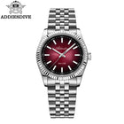 ADDIESDIVE 36mm Luxury Watch for Women VH31 Movement 100m Waterproof BGW9 Luminous Diving Watches Stainless Steel Quartz Watch